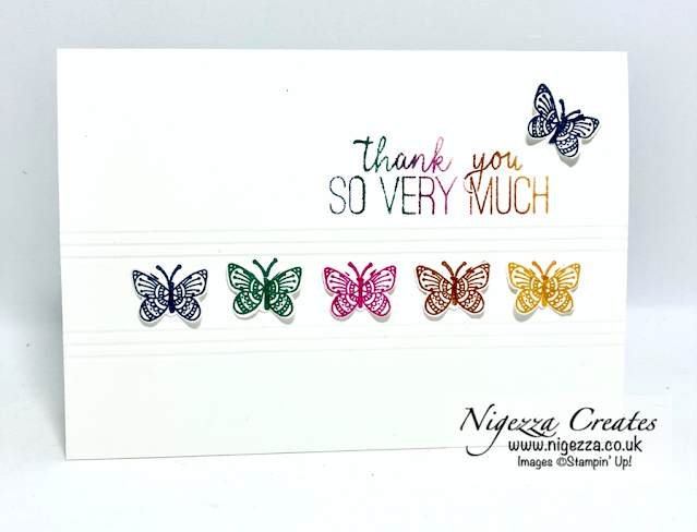 Butterfly Gala Colour Challenge Card