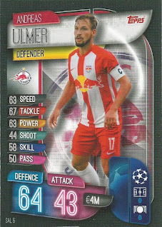 Topps Match Attax UEFA Champions League 2019-2020 (International Variant) FC Red Bull Salzburg Set