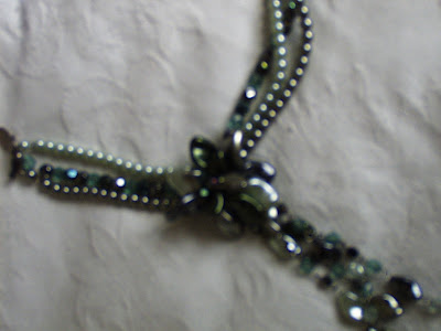 vintage style beaded choker