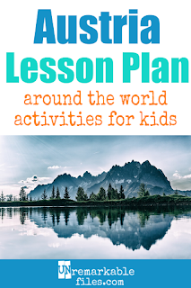 Building the perfect Austria lesson plan for your students? Are you studying Vienna or doing an around-the-world unit in your K-12 social studies classroom? Try these free and fun Austria activities, crafts, books, and free printables for teachers and educators! #austria #lessonplan #teaching #kids