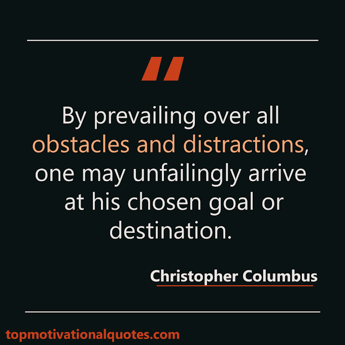 Chosen Goal And Destination Quote By Columbus 