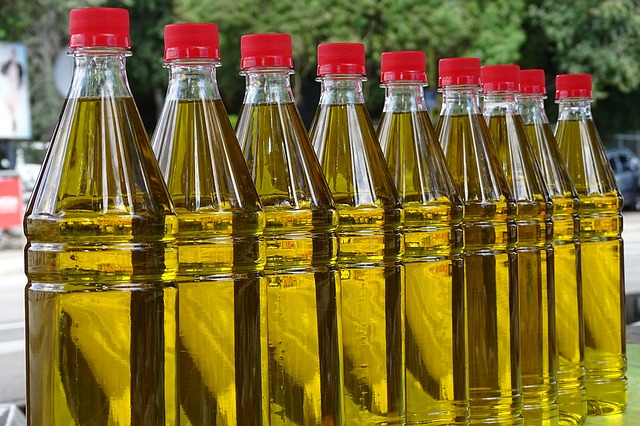 Nine Bottles of Olive Oil, Unmarked