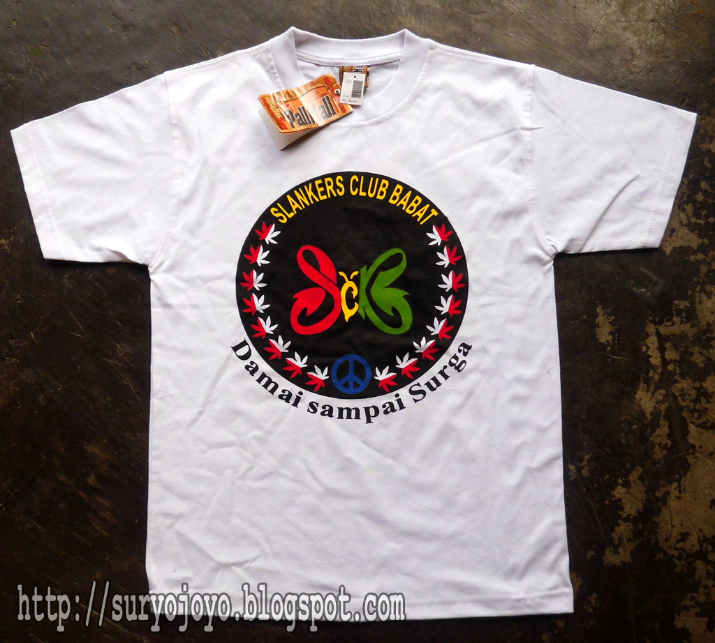 " SURYO JOYO " konveksi & sablon: KAOS SLANKERS CLUB BABAT