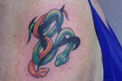 Snakes Gemini Tattoos