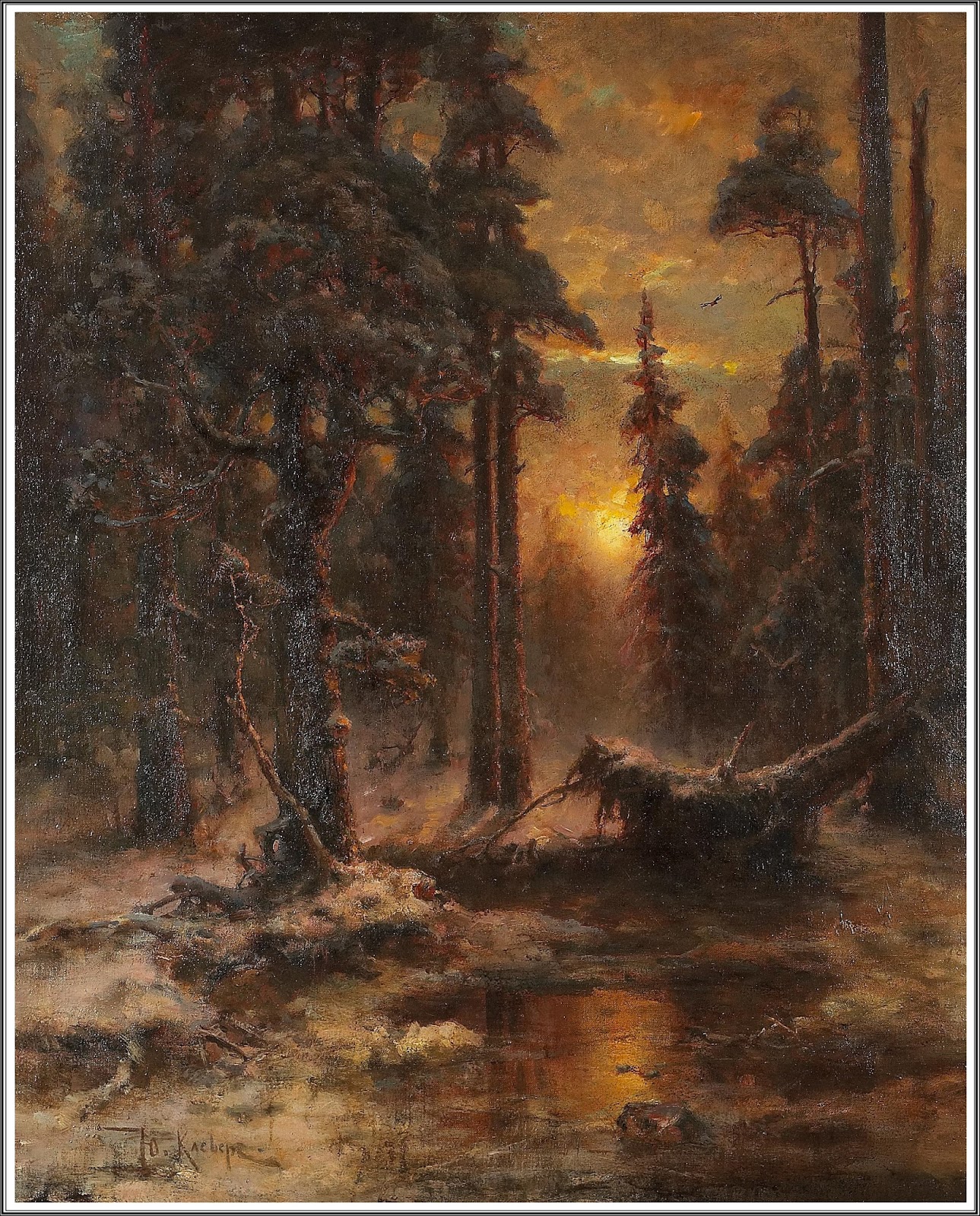 Le Prince Lointain Julius Von Klever 1850 1924 Forêt Au