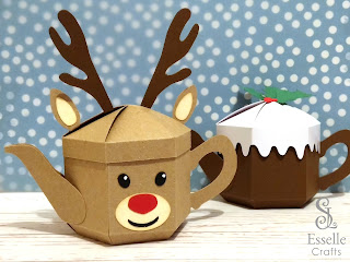 Snowman Teapot Box by Esselle Crafts