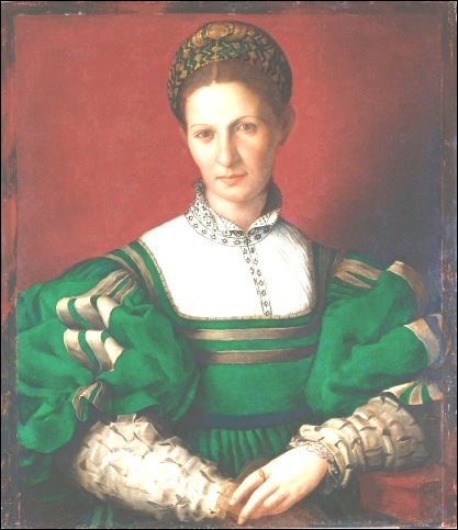 Bronzino,Portrait de femme 1530