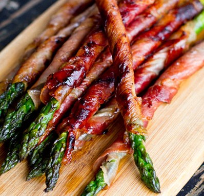 Prosciutto Wrapped Asparagus #paleodiet #thanksgiving