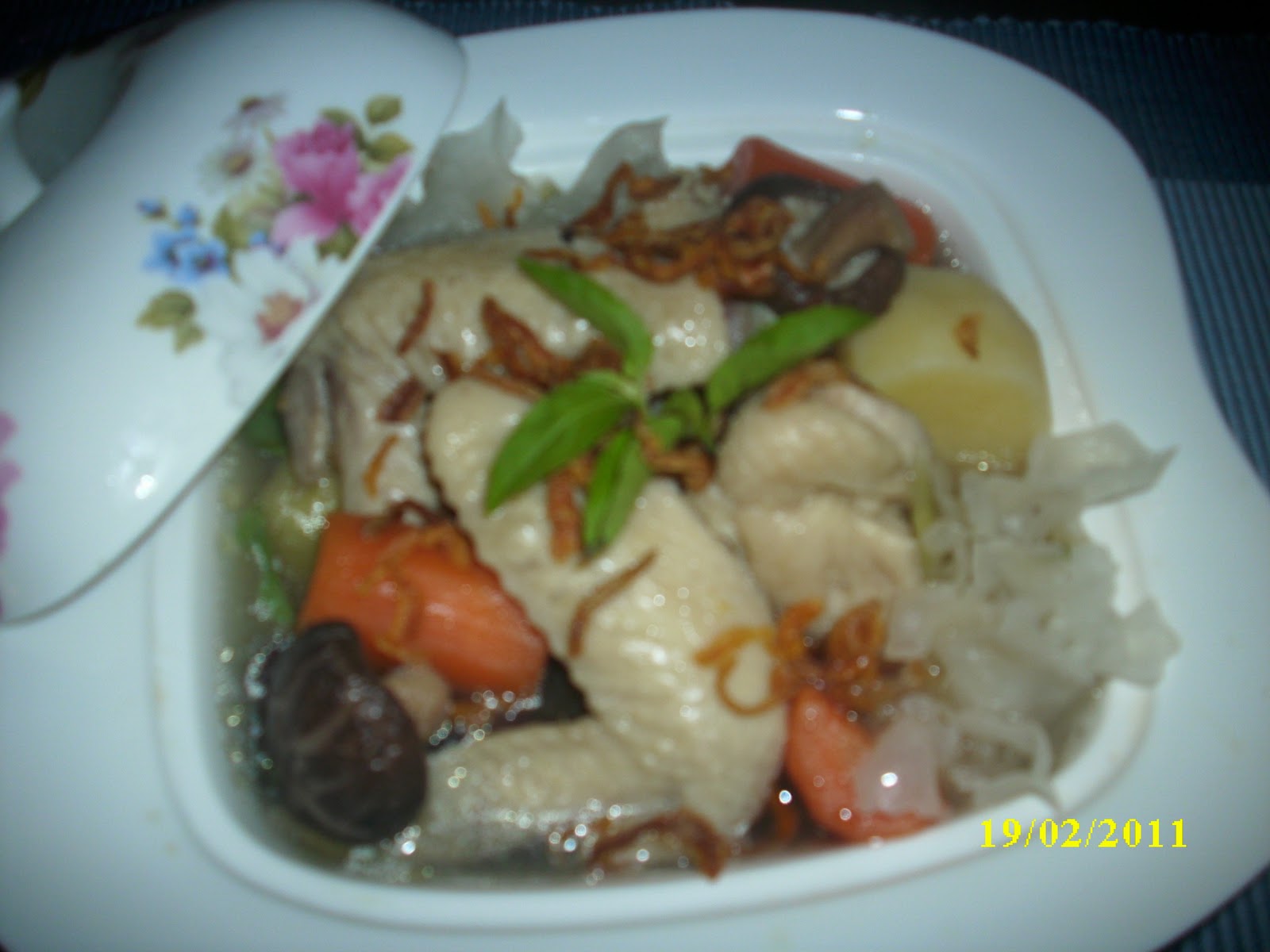 Resepi Sup Ayam Cendawan Cina - Resepi Ayam f
