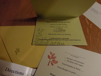 And here's the inside of the invite Our wedding was at a private location