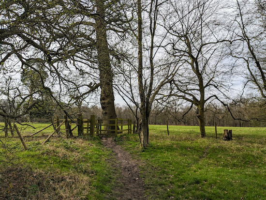 Go through the gate then head S on Ayot St Lawrence footpath 5