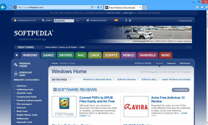 Internet Explorer 11 with Windows 8.1
