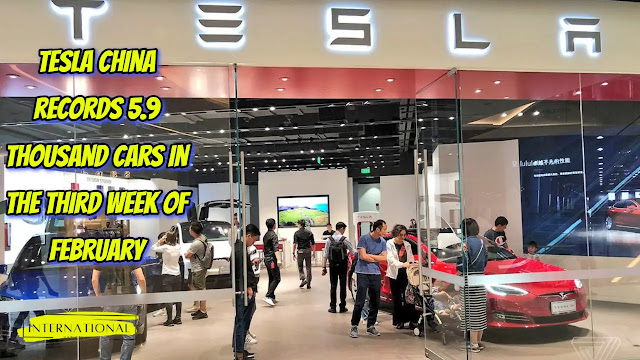 Tesla China records 5.9 thousand cars