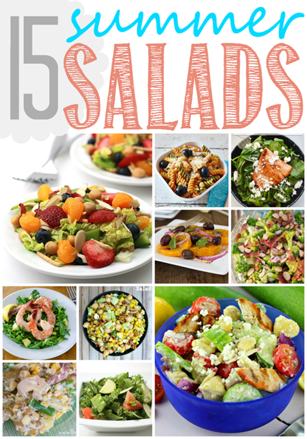 15 Summer Salads at GingerSnapCrafts.com #salads #recipes_thumb[1]
