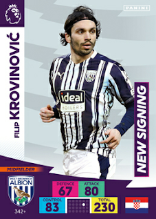 Panini Adrenalyn XL Premier League Plus 2020-2021 West Bromwich Albion Set