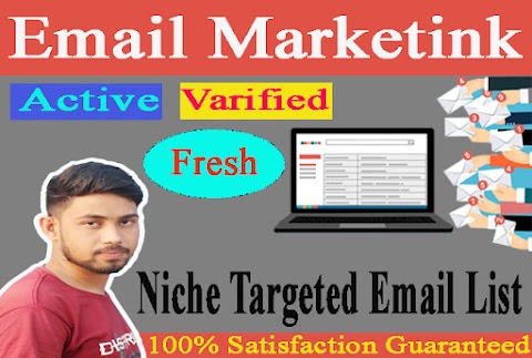 I will provide bulk targeted niches verified email list for email