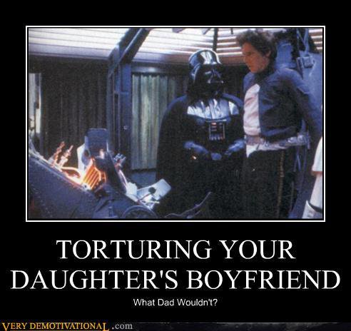 Any Dad who has a girl can relate to Darth Vader in this