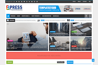 BPress Responsive Blogger Template