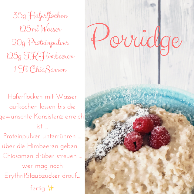 GrinseStern, Rezept, Porridge, Himbeer-Vanille-Porridge