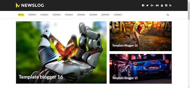  NewsLog Blogger Template