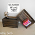 Stained Wood Crates