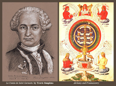 Count of Saint Germain. 1691?-1784? Philosopher, Alchemist, Freemason. by Travis Simpkins