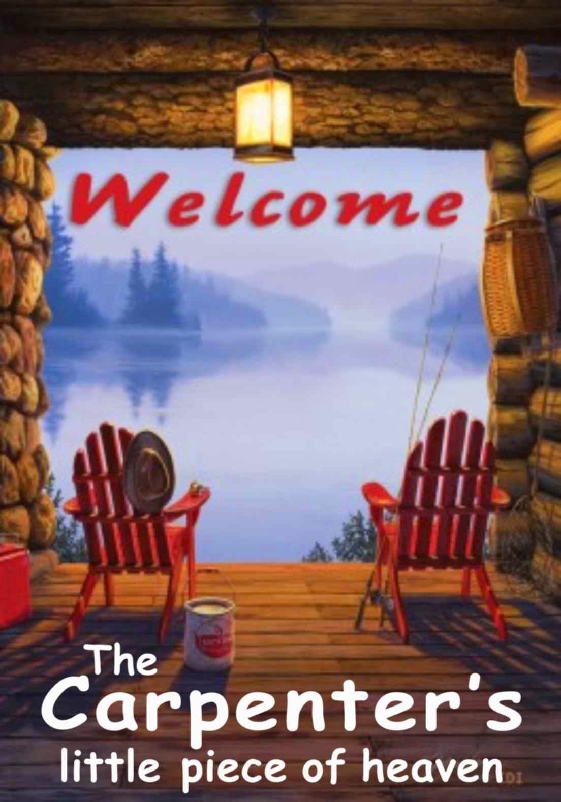 welcome to the lake personalized garden flag