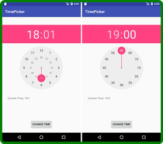 TimePicker Android