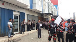 Polres Serang Kota Amankan Aksi Unras Ormas LMP di PT Clipan Finance Cabang Serang