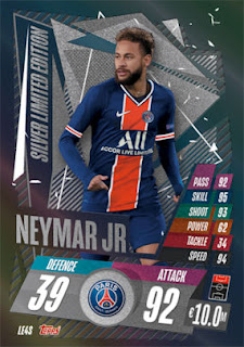 Topps Match Attax 2020-2021 Paris Saint-Germain Set