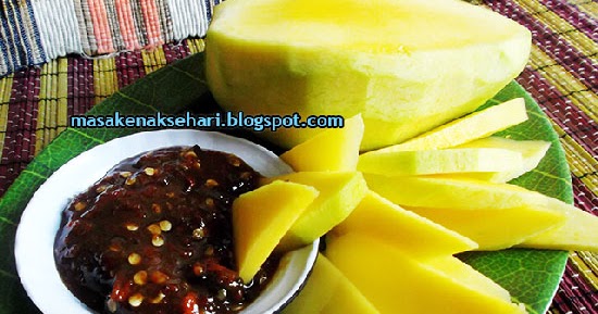 Resep Rujak Buah Bumbu Sambal Kacang Pedas