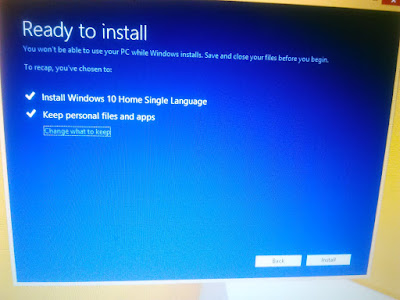 ready to install windows 10