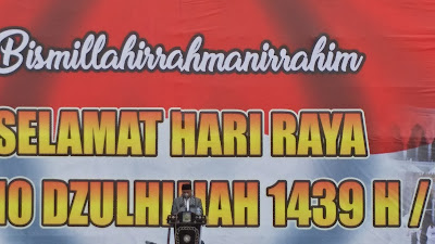 <b>Sholat Idul Adha Berlangsung Hikmad, Wagub Ajak Warga NTB Jauhi Maksiat</b>