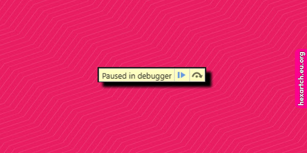 Script Force Pause Debugger di Developer Tools