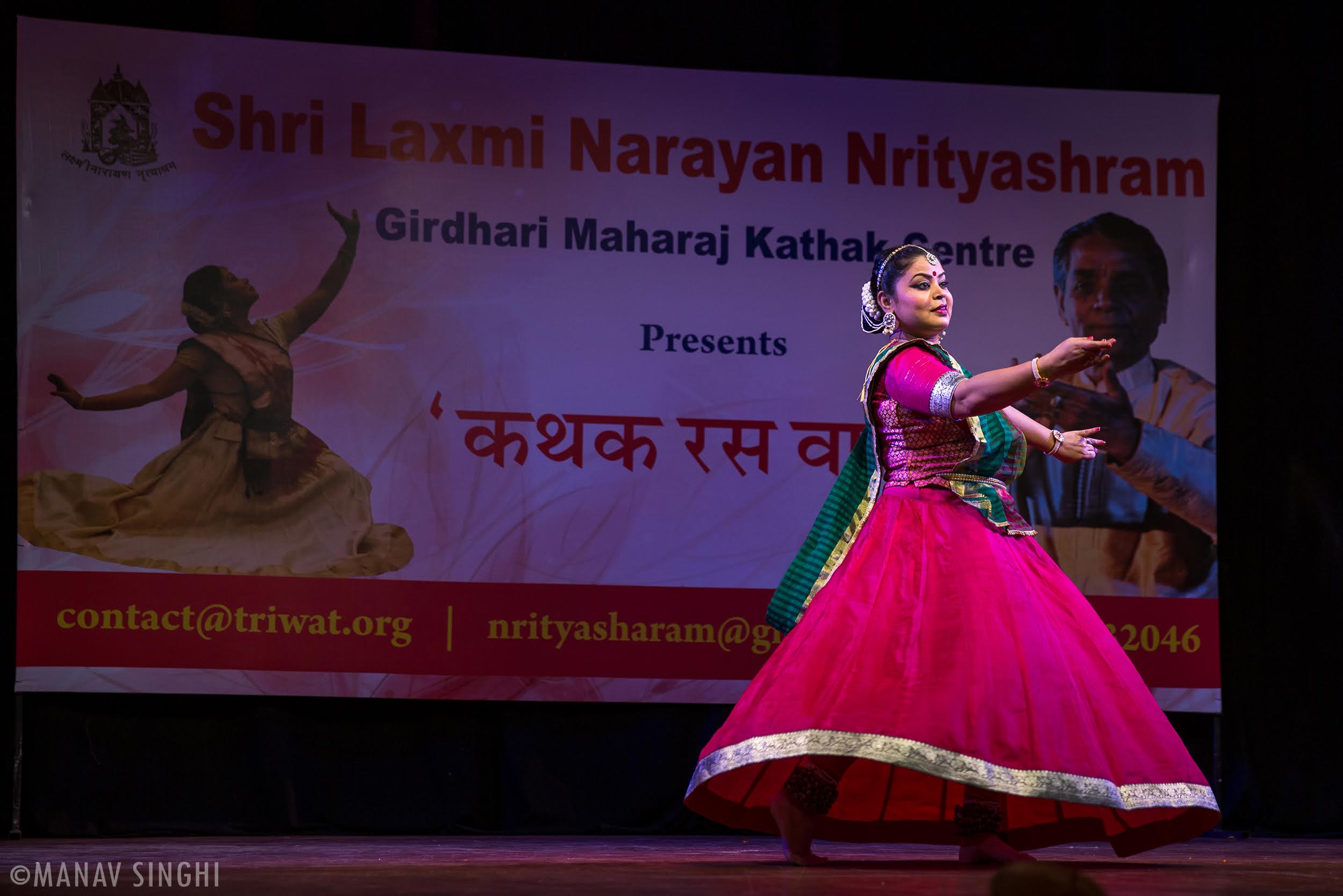 Kathak Ras Varsha by Laxmi Narayan Nrityashram, Jawahar Kala Kendra, Jaipur.