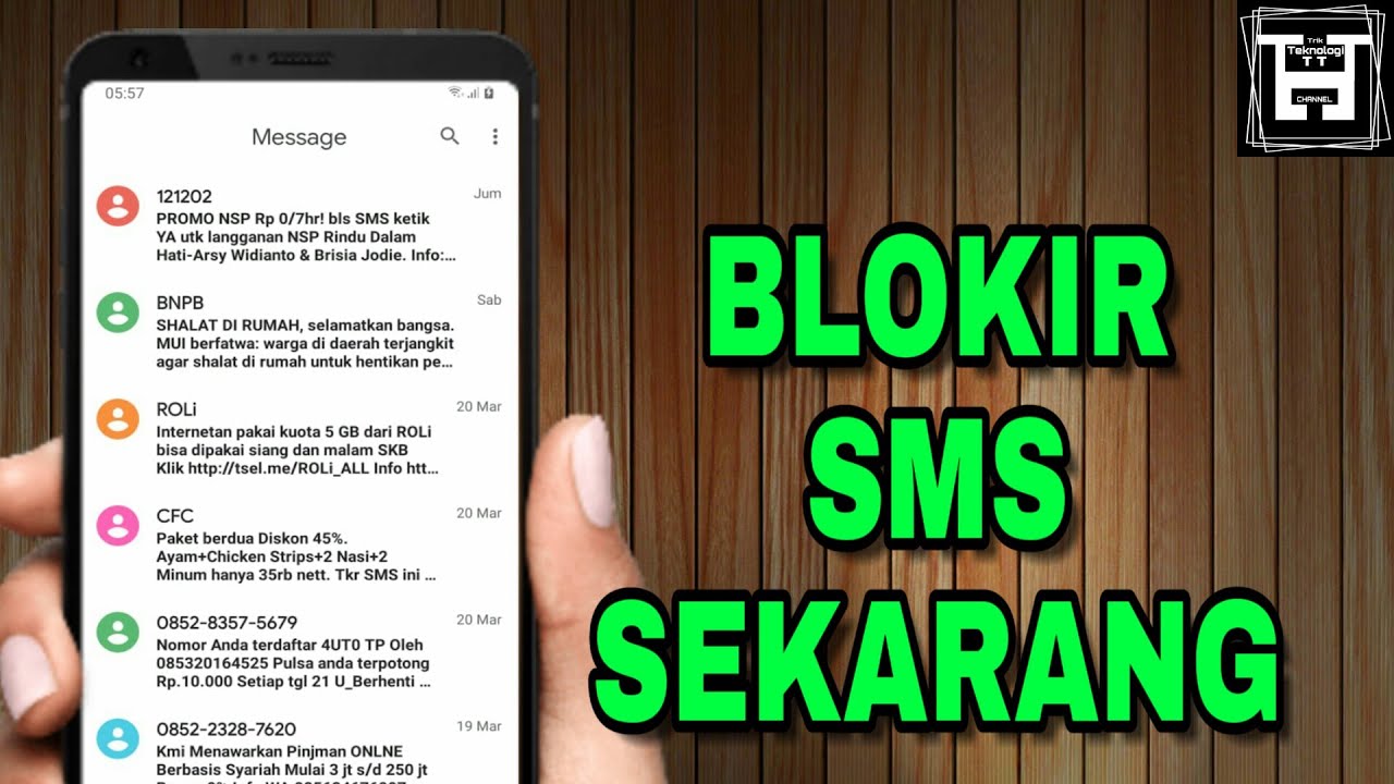 Cara Blokir SMS Operator