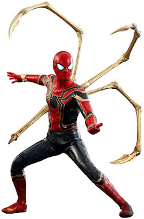 Hot Toys Movie Masterpiece 1/6 Scale Iron Spider Action Figure Spider-Man (Marvel Avengers 3 Infinity War Version) Spiderman Tom Holland 