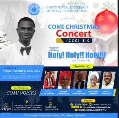 Join COMI CONNECT For Christmas Concert