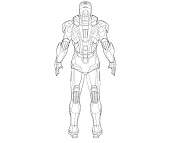 #3 Iron Man Coloring Page