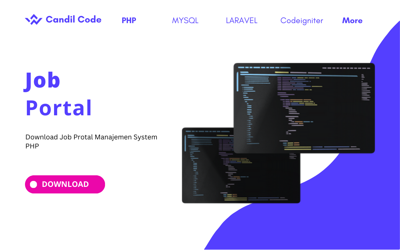 Job Protal Manajemen System PHP