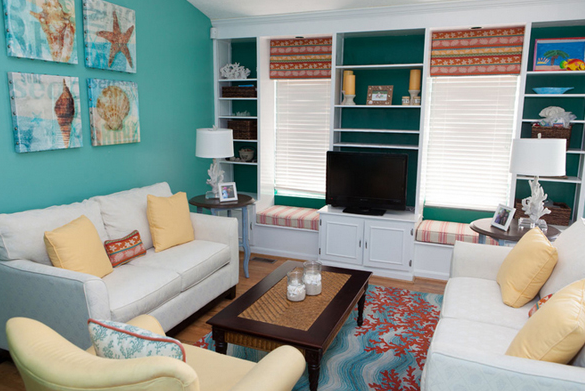 15 Examples Scrumptious Turquoise  Living Room Ideas