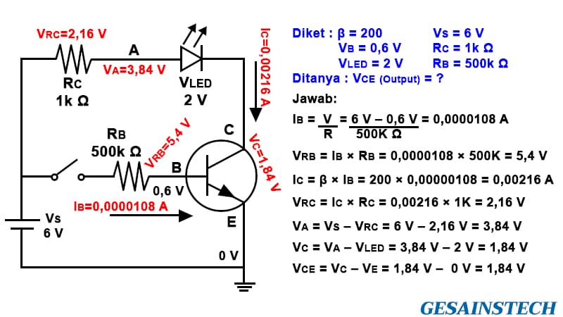 Transistor sebagai Saklar dan Inverter