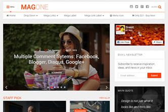 Magone - Template Blog Seo Friendly & Responsive Magazine Style Terbaik