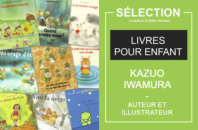 Pinterest Selection de livres jeunesse enfant - meilleurs albums de l'auteur et illustrateur Kazuo Iwamura