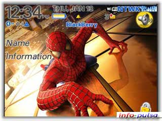 Tema Spiderman - BlackBerry Theme