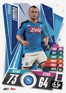 Topps Match Attax 2020-2021 SSC Napoli Set