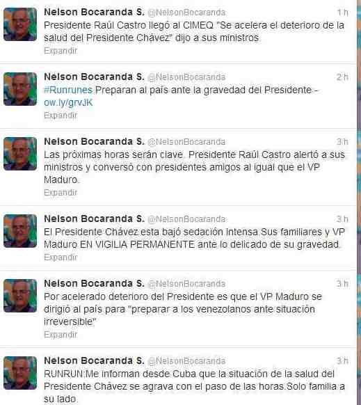 A vida e a morte  em  Cuba do presidente da Venezuela Hugo Chávez