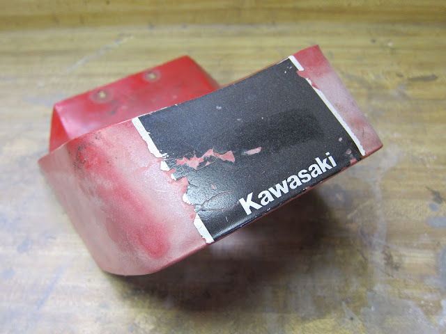 Stock Kawasaki AR80 tail plastic