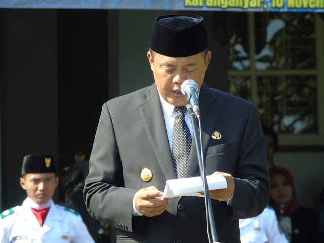 Kodim Karanganyar – Upacara Peringatan Hari Pahlawan ke 74 Kabupaten Karanganyar Tahun 2019