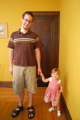 Eric & Elise about to go on a Daddy Daughter Date